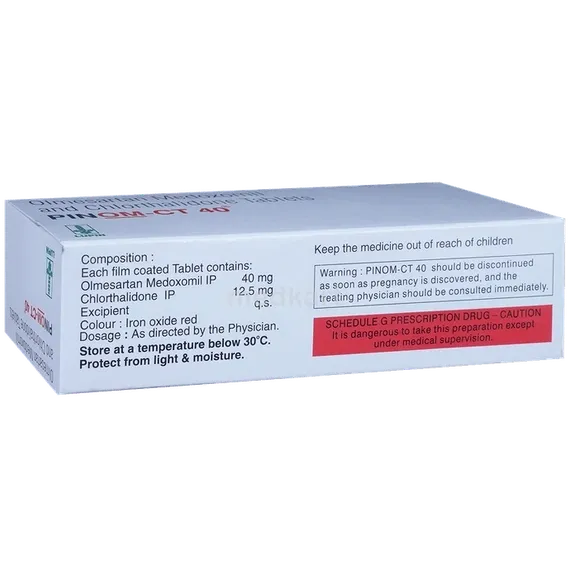 pinom ct 40/12.5mg tablet 10's